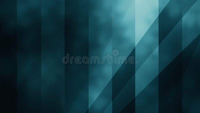 Dark blue abstract background with a seamless geometric cube pattern and digital light lines background image. Dark blue abstract background featuring vertical and diagonal translucent stripes intersecting at various angles. The pattern creates a dynamic, layered effect with subtle gradients. The interplay of light and shadow adds depth to the design, producing a modern and sophisticated appearance. Geometric elements suggest a focus on technology or business themes.