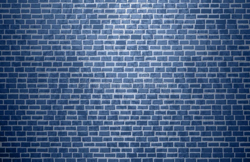 Brick wall background wallpaper is dark blue Vector Image
