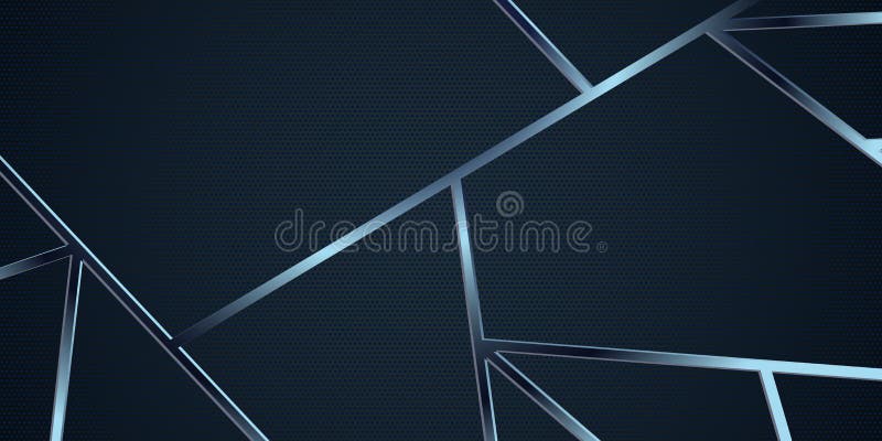 Blue Abstract Background, Texture with Zigzag Lines, Vector