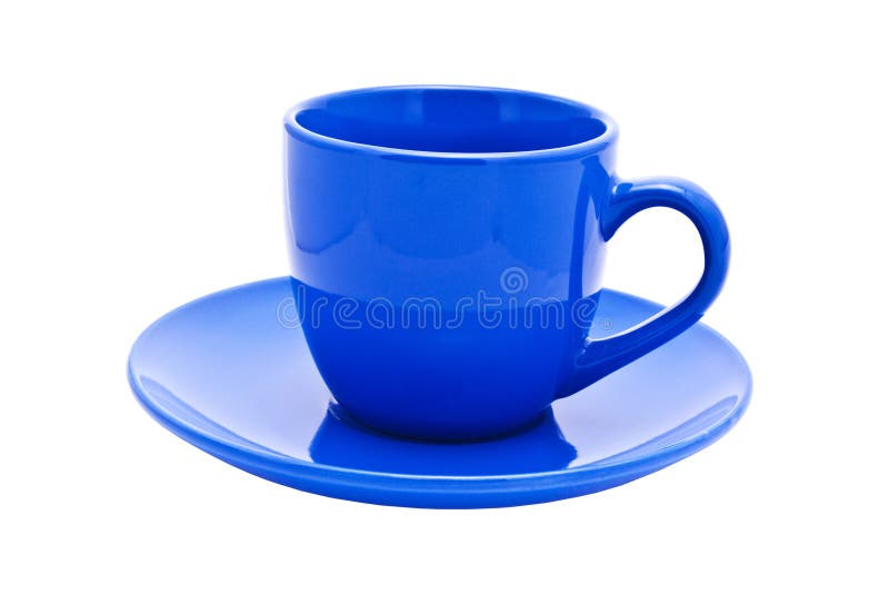 Dark blue cup