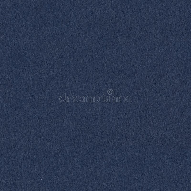 Dark blue felt texture for design. Seamless square background, tile ready.