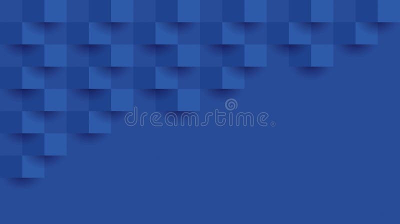 Dark blue geometric pattern, abstract background template. royalty free illustration