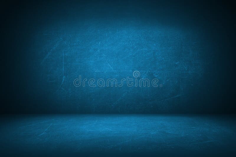 Dark Blue Grunge Studio Backdrop Background Stock Image - Image of antique,  light: 146009615