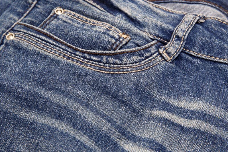 Dark Blue Jeans Close-up Background Stock Image - Image of cotton ...