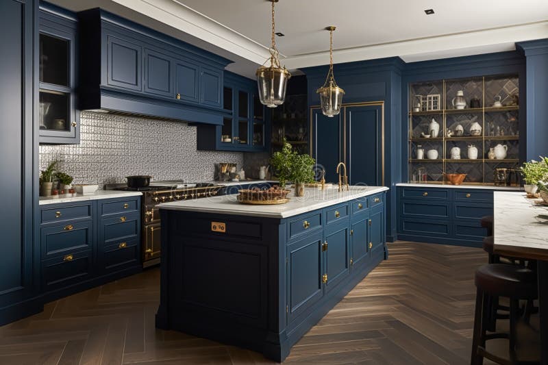 https://thumbs.dreamstime.com/b/dark-blue-kitchen-decor-interior-design-house-improvement-classic-english-frame-kitchen-cabinets-countertop-dark-blue-280604461.jpg