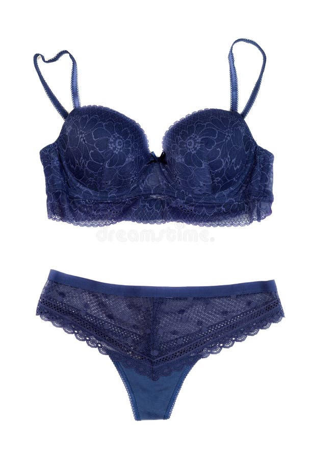 Refined Lingerie In Deep Blue And Beige Laced Bras And Thongs For A  Sophisticated Look Photo Background And Picture For Free Download - Pngtree