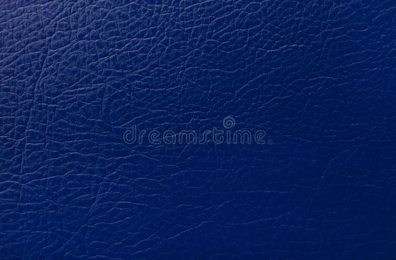 Dark blue leather texture print as background