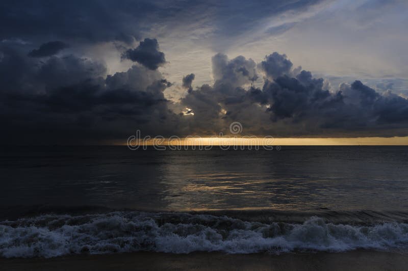 Dark blue ocean stock photo. Image of blue, scenics 205701996