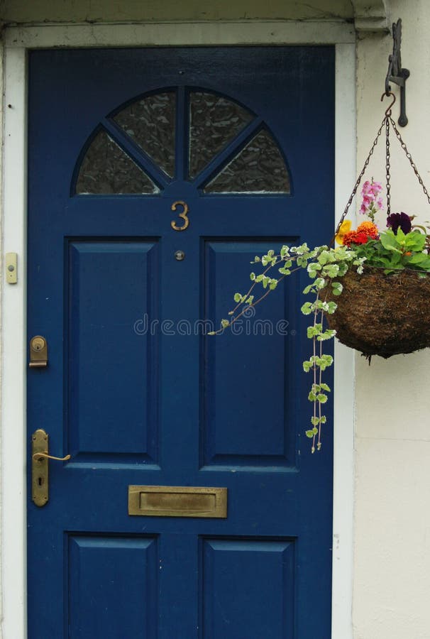 Dark Blue Old Door