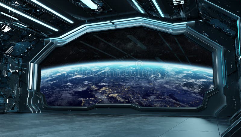Dark Blue Spaceship Futuristic Interior with Window View on Planet Earth 3d Rendering Stock Illustration - Illustration of galaxy, interior: 147833171 Dark Blue Spaceship Futuristic Interior with Window View on Planet Earth 3d Rendering Stock Illustration - Illustration of galaxy, interior: 147833171