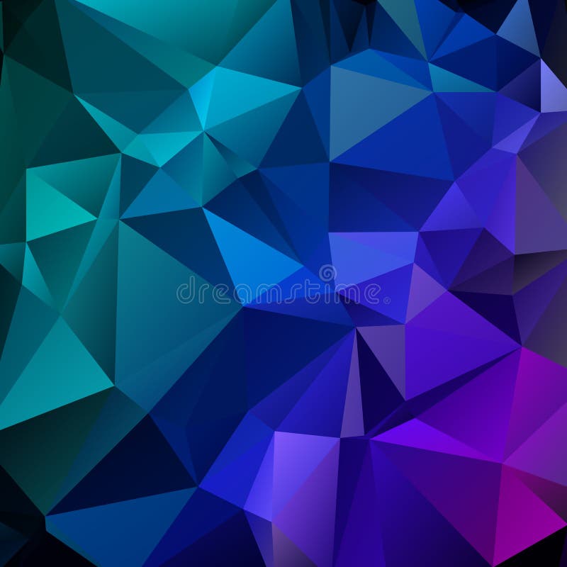 Dark Blue, violet Pattern. triangular template. Geometric sampl vector illustration