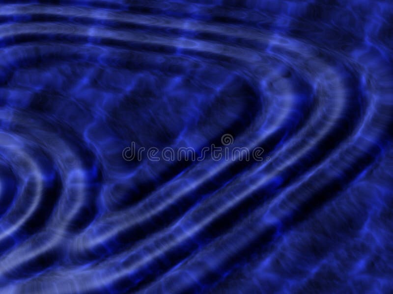 Dark blue water with ripples