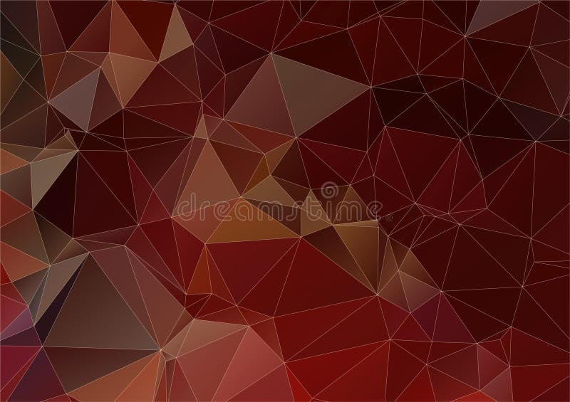 Dark brown abstract triangle background