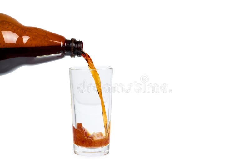 Closeup Of A Glass Of Beer On A White Background Stock Photo - Download  Image Now - Beer - Alcohol, Disposable Cup, Plastic - iStock