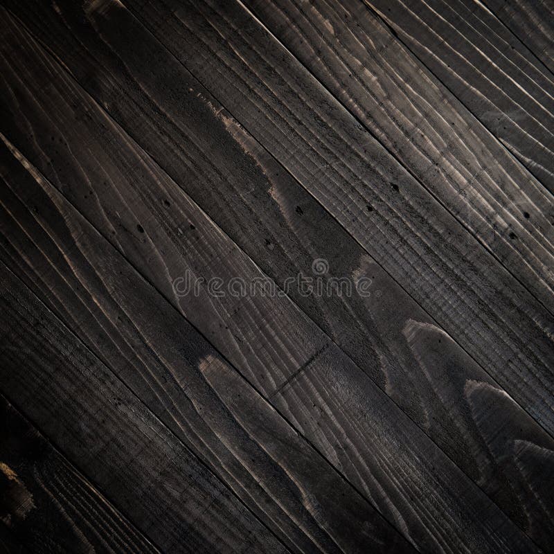 Dark Brown Wood Texture Background. Stock