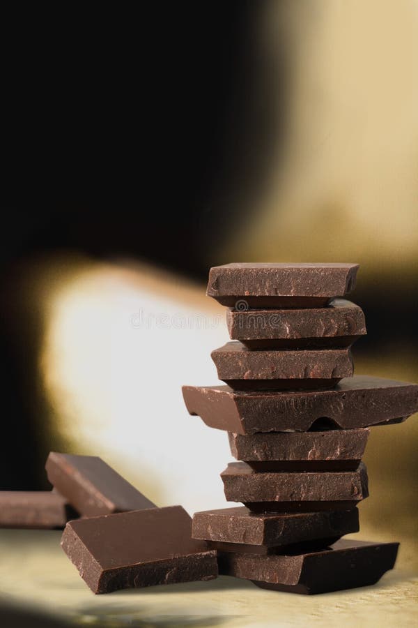 Dark Chocolate stock image. Image of fudge, candy, chocolate 59747083