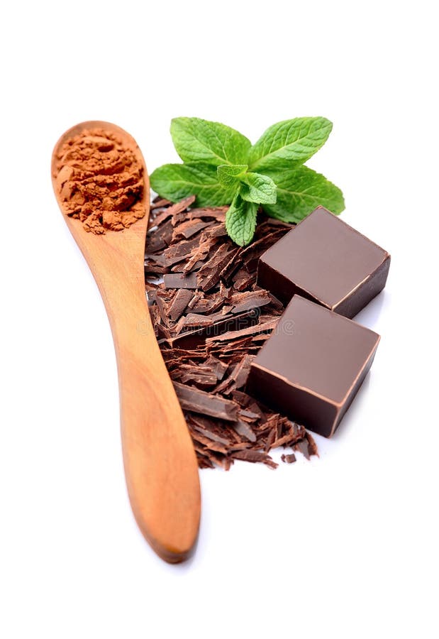 Chocolate and mint stock photo. Image of dark, temptation 23701432