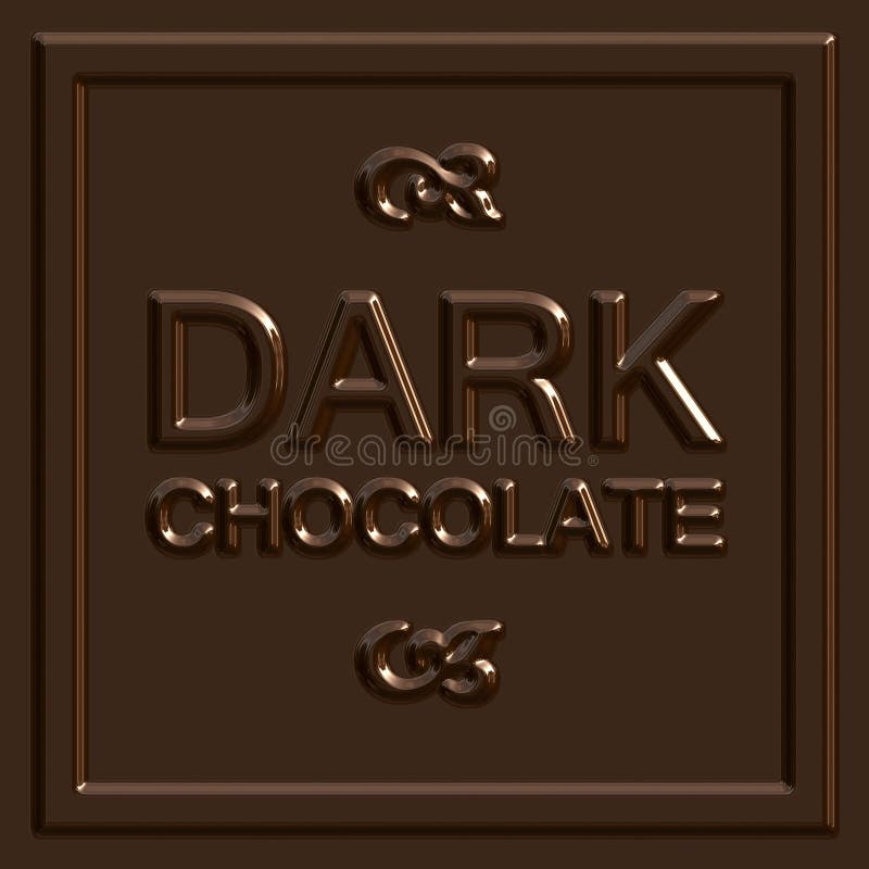 Dark Chocolate Square