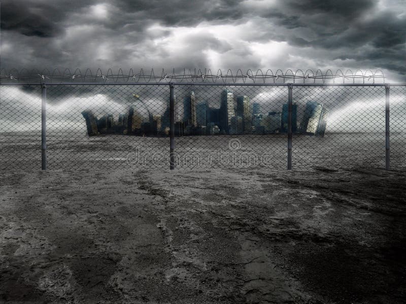 Dark City 2 royalty free stock photography