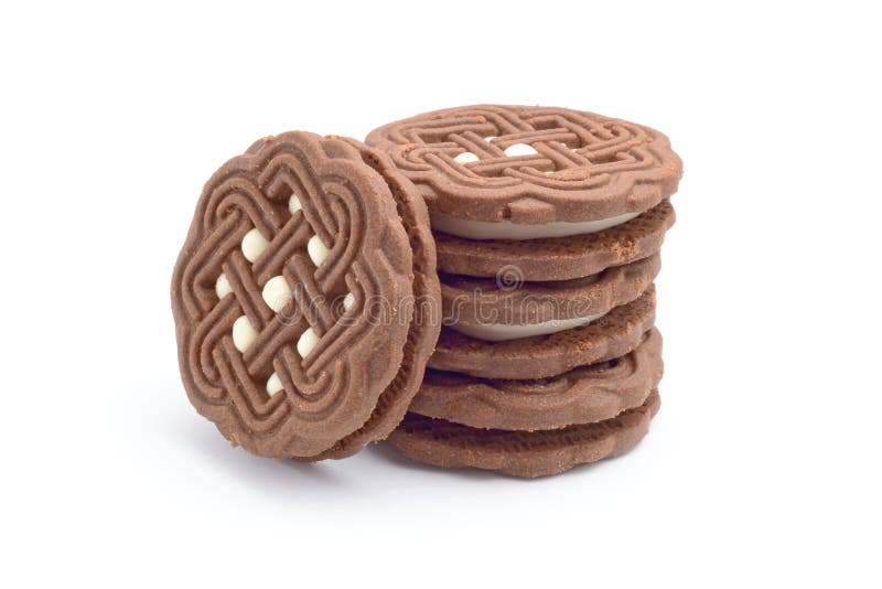 Dark cocoa biscuits