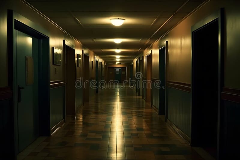 Dark Hallway Doors Stock Illustrations – 380 Dark Hallway Doors Stock ...