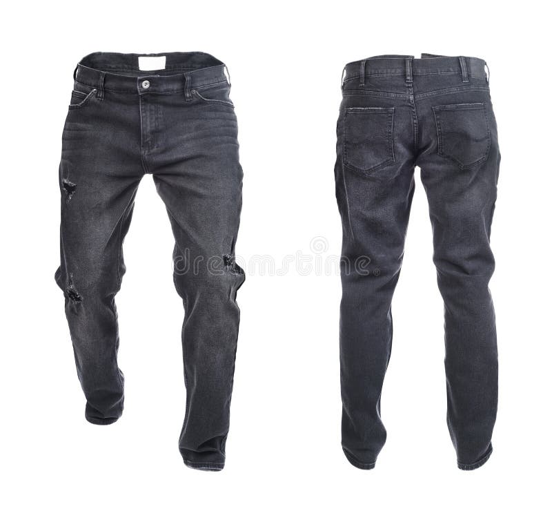 Dark empty denim pants stock photo. Image of background - 157552058