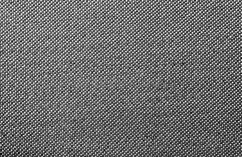 Dark Fabric Background. Texture of Black Luxury Fabric Closeup Stock