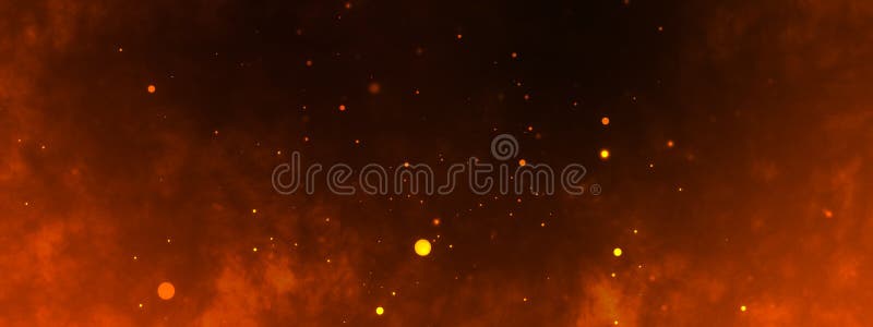 Dark Fire Space. Epic Powerful Horizonta Flame Background Stock  Illustration - Illustration of website, flame: 176192971