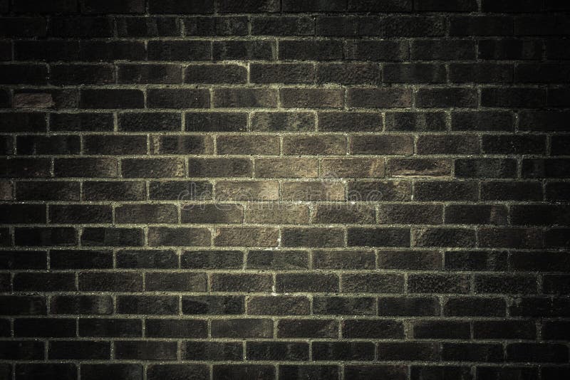 Dark Gray Brick Wall As Texture Or Background. . Stock Photo Image