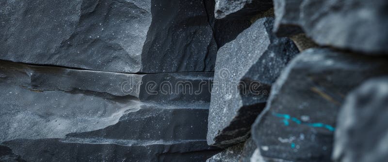 Dark gray rough stone texture background royalty-vrije stock fotografie.
