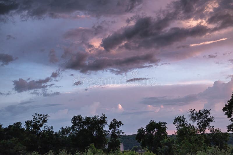 Dark Gray Storm Clouds after the Rain Stock Photo - Image of impressive ...