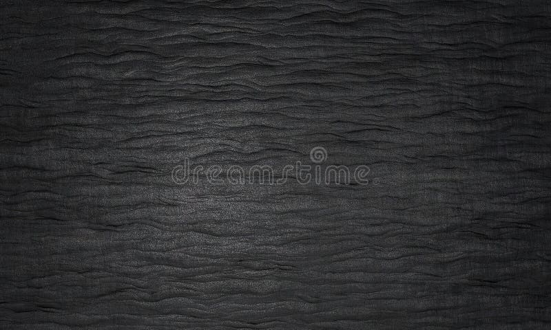 Dark gray textured background forming a wavy pattern royalty free illustration