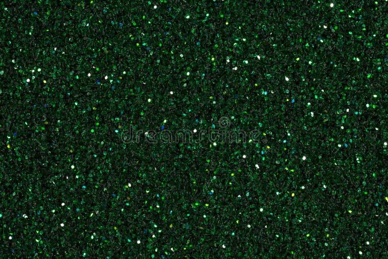 Dark Green Glitter Background. High Quality Texture in Extremely ...