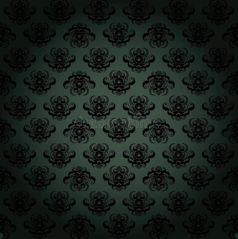 Dark green pattern