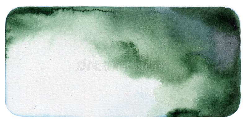 Dark green watercolor background on textured paper