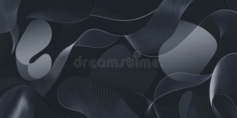 A dark grey background with soft, geometric patterns forming delicate shapes in lighter grey. The stock photo