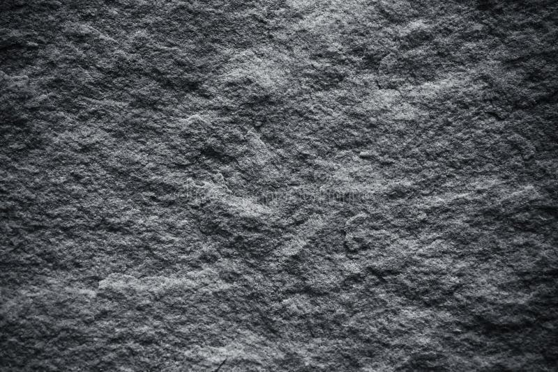 Dark Grey Rock Texture with Natural Patterns for Background Stock Image