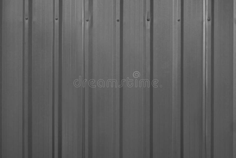 Dark grey steel side panel container can be decorated and create a container texture background