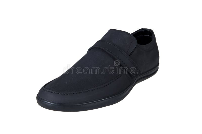 Dark Grey Suede Men Shoe stock photo. Image of beauty 37849892
