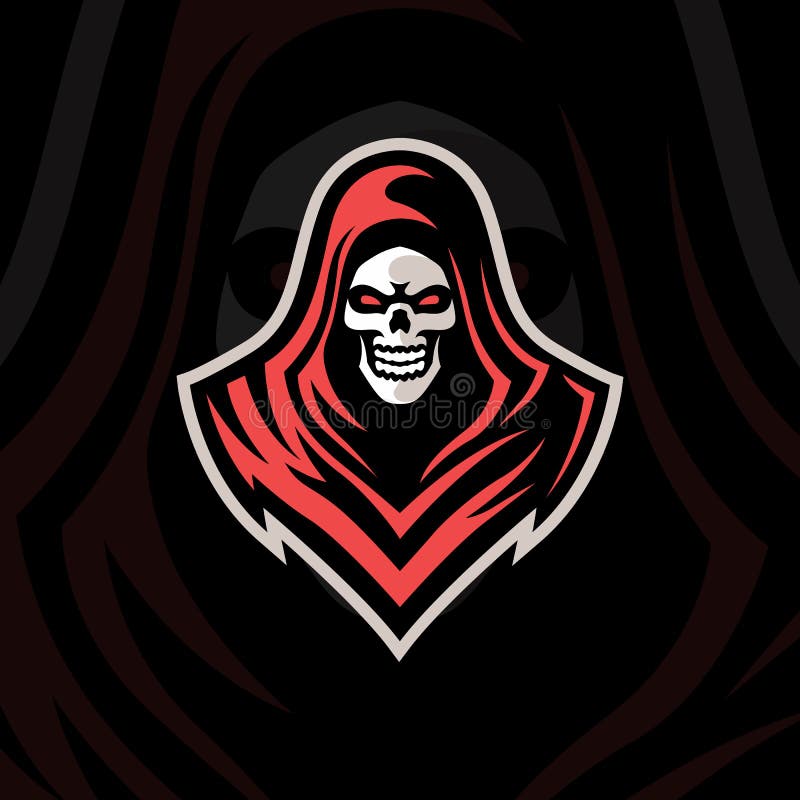 Reaper Logo Badge Stock Illustration - Illustration of character, game: 163452966
