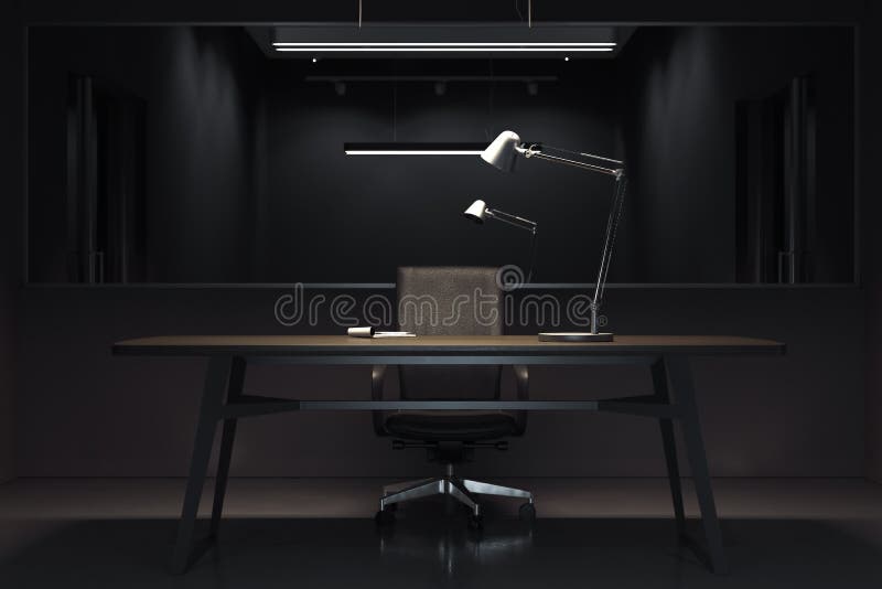 Interrogation room stock illustration. Illustration of interrogation 23491925