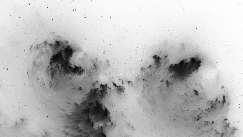 Dark matter black and white background or effect vector illustration