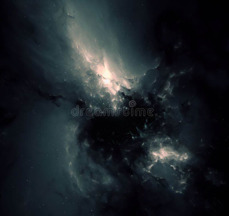 Dark Matter vector illustration