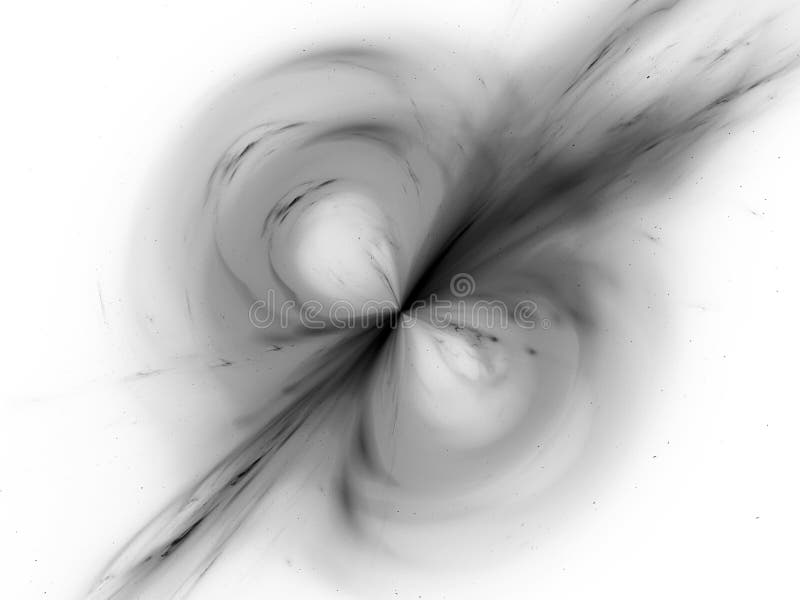 Dark matter in electromagetic field abstract black and white background vector illustration