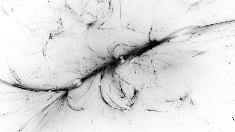 Dark matter and energy in universe black and white texture royalty free illustration