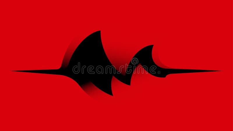 Dark motion wave abstract vector on red background vector illustration Dark motion wave abstract vector on red background vector illustration