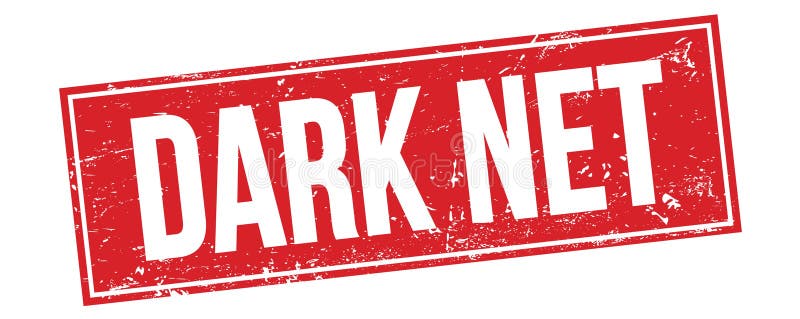 DARK NET text on red grungy rectangle stamp sign