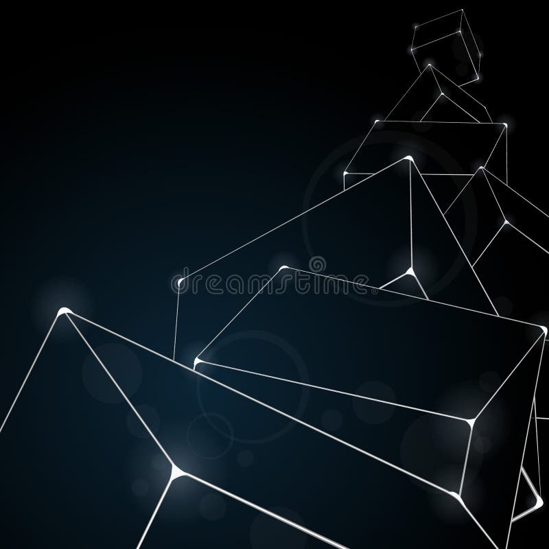 Dark Neutral Abstract Background Stock Vector Illustration of