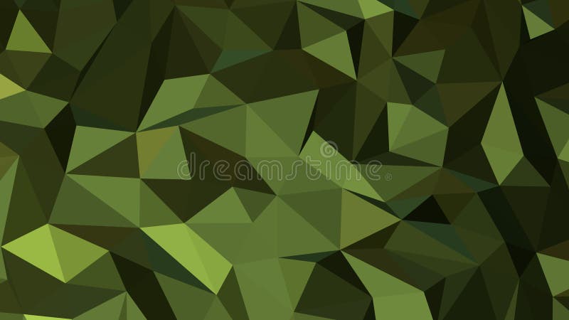Dark Olive Green Abstract Background. Geometric Vector Illustration Stock  Vector - Illustration of banner, polygon: 199484344