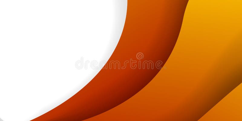 Dark Orange Paper Waves Abstract Banner Design. Elegant Wavy Vector  Background Stock Illustration - Illustration of dynamic, graphic: 206514320